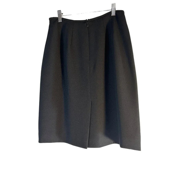 Tahari Classics Womens Pencil Skirt Career Black Lined Size 10 - Picture 8 of 9